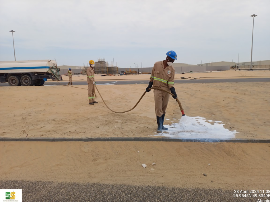 مشروع تثبيت الطرق